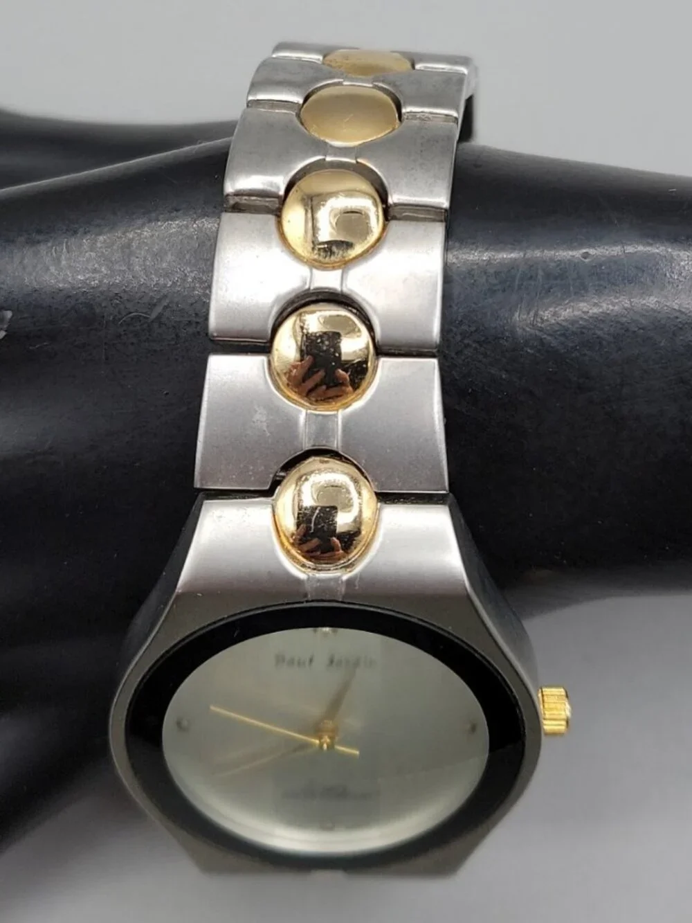 Vintage Paul Jardin Diamond Two Tone Quartz Watch 40mm 8