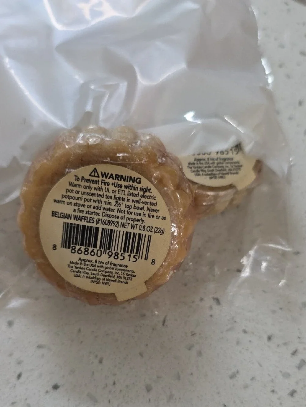 Yankee Candle Gold Thank You Wax Melts Pack