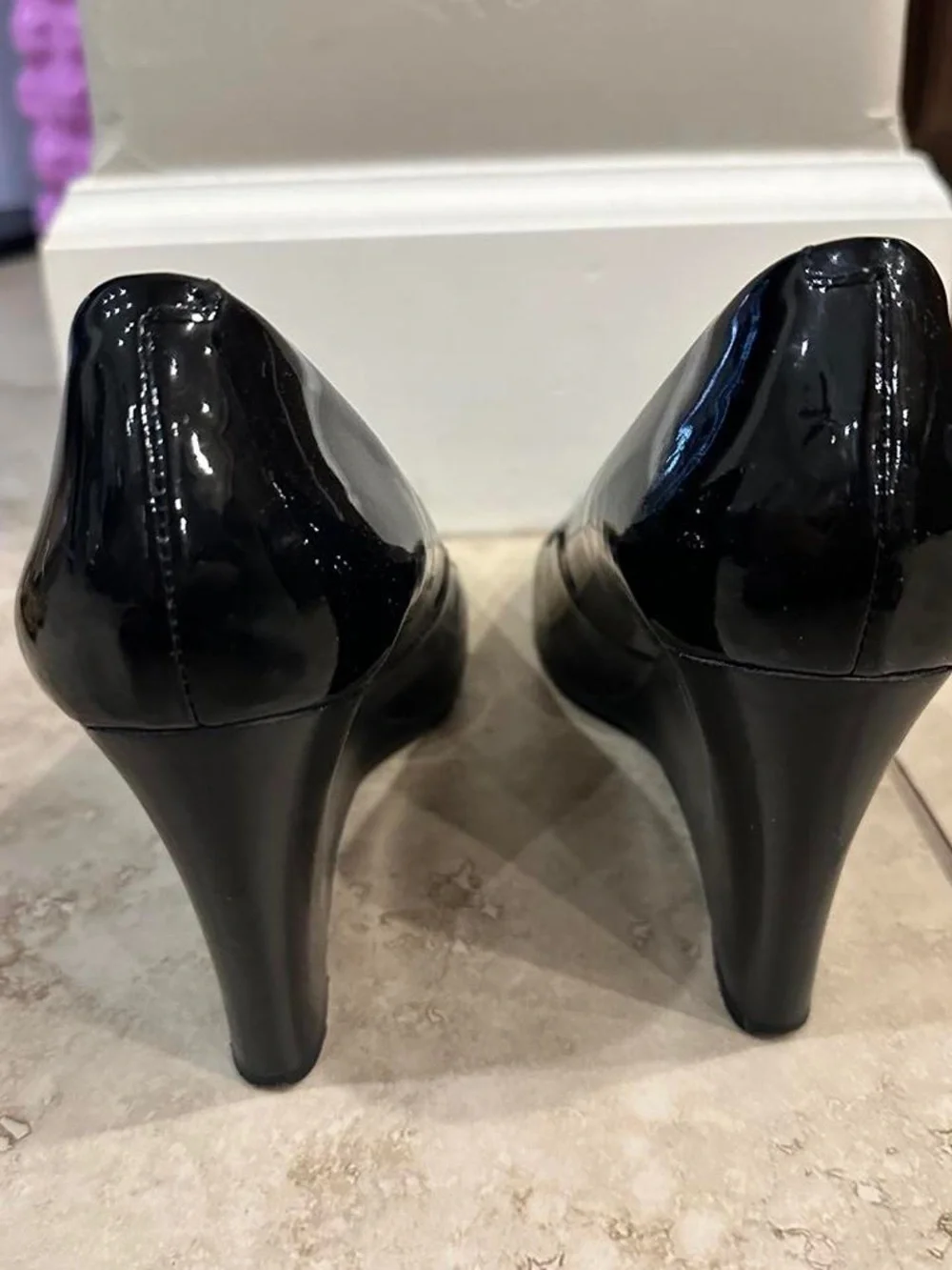 Tory Burch glossy black