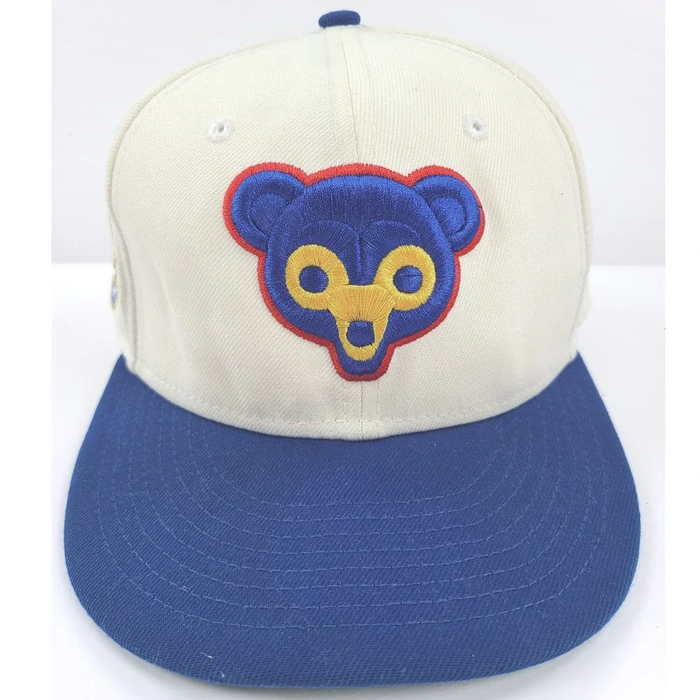 Chicago‎ Cubs Century at Wrigley Field Hat Mens 7 5/8 Cream New Era MLB Baseball
