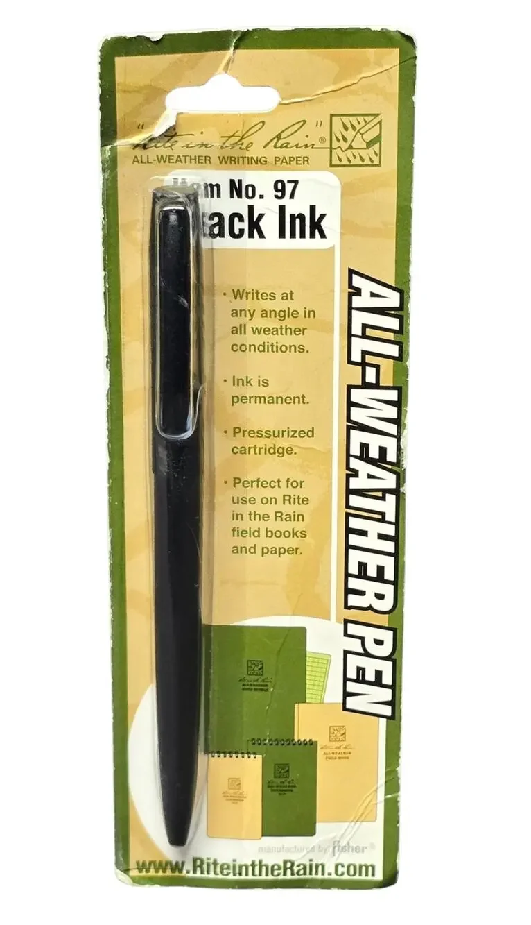 Rite in the Rain All-Weather Black Ink Writing Pen No. 97