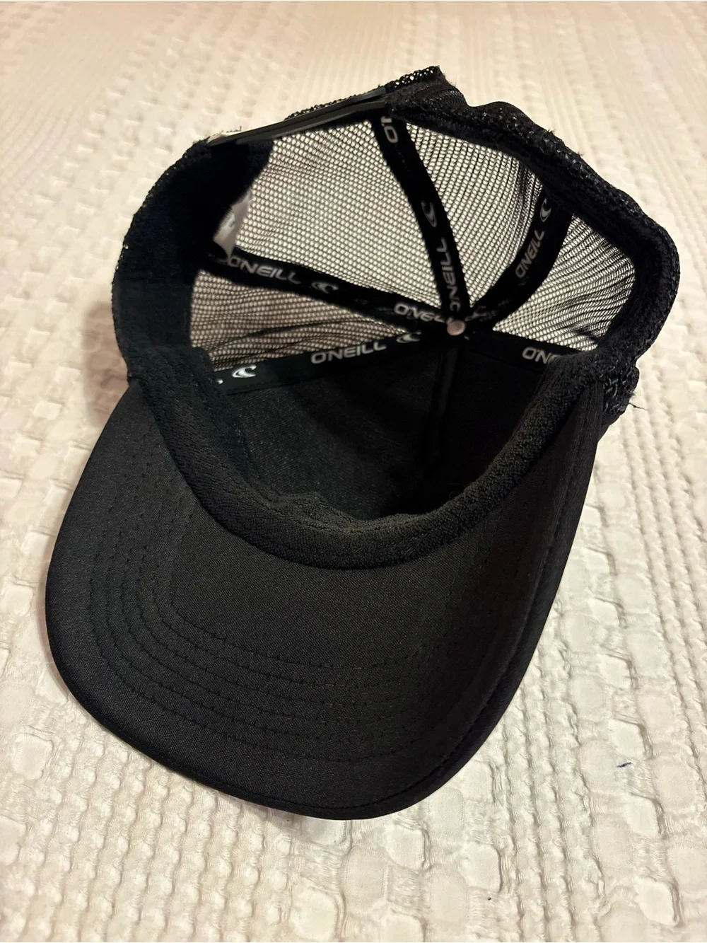 O'Neill Black Palm Logo Trucker SnapBack Hat