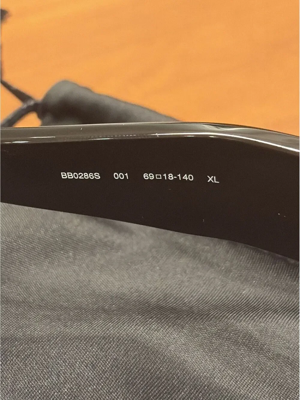 Balenciaga black rectangular