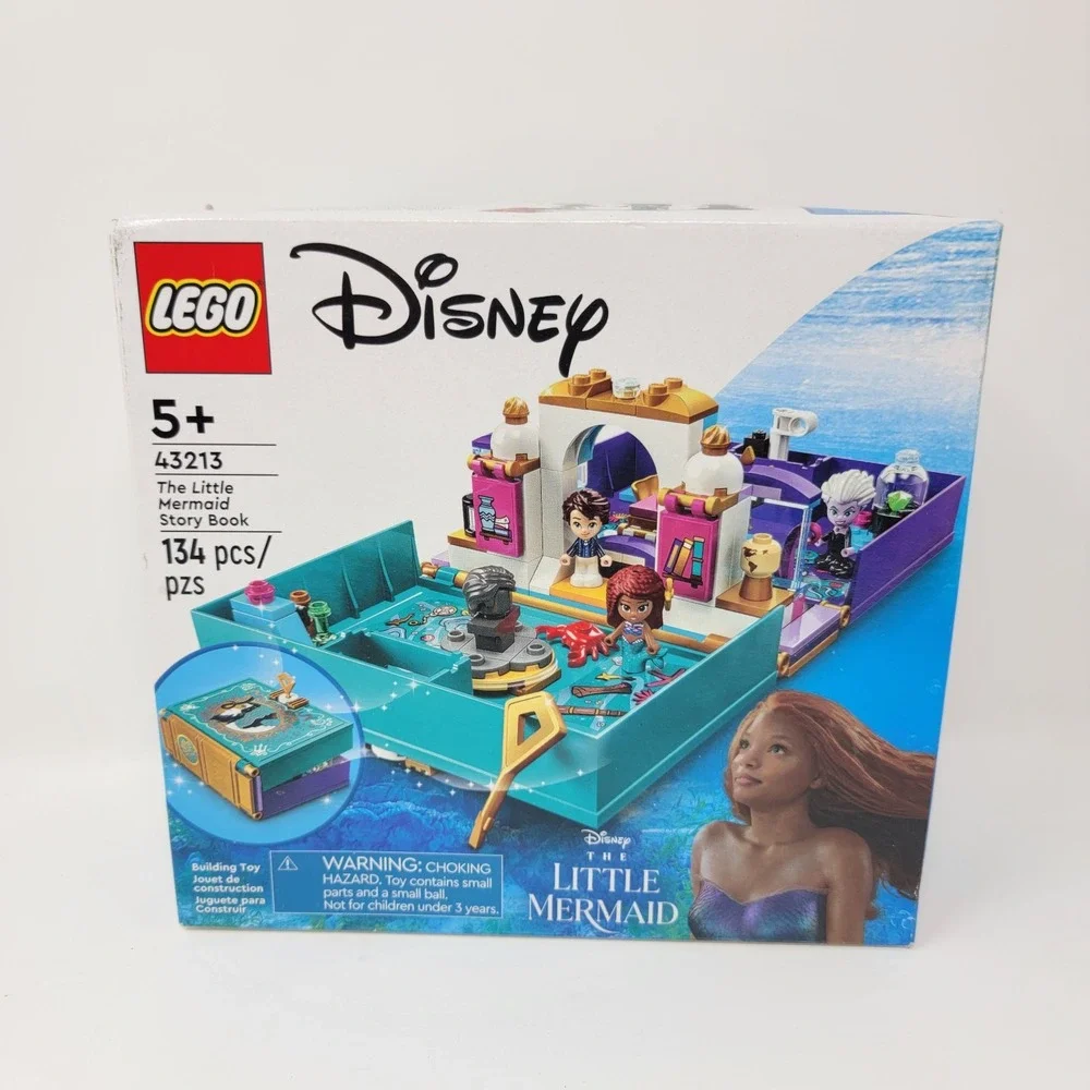 New! LEGO® Disney 43213 The Little Mermaid Ariel Story Book Building Set