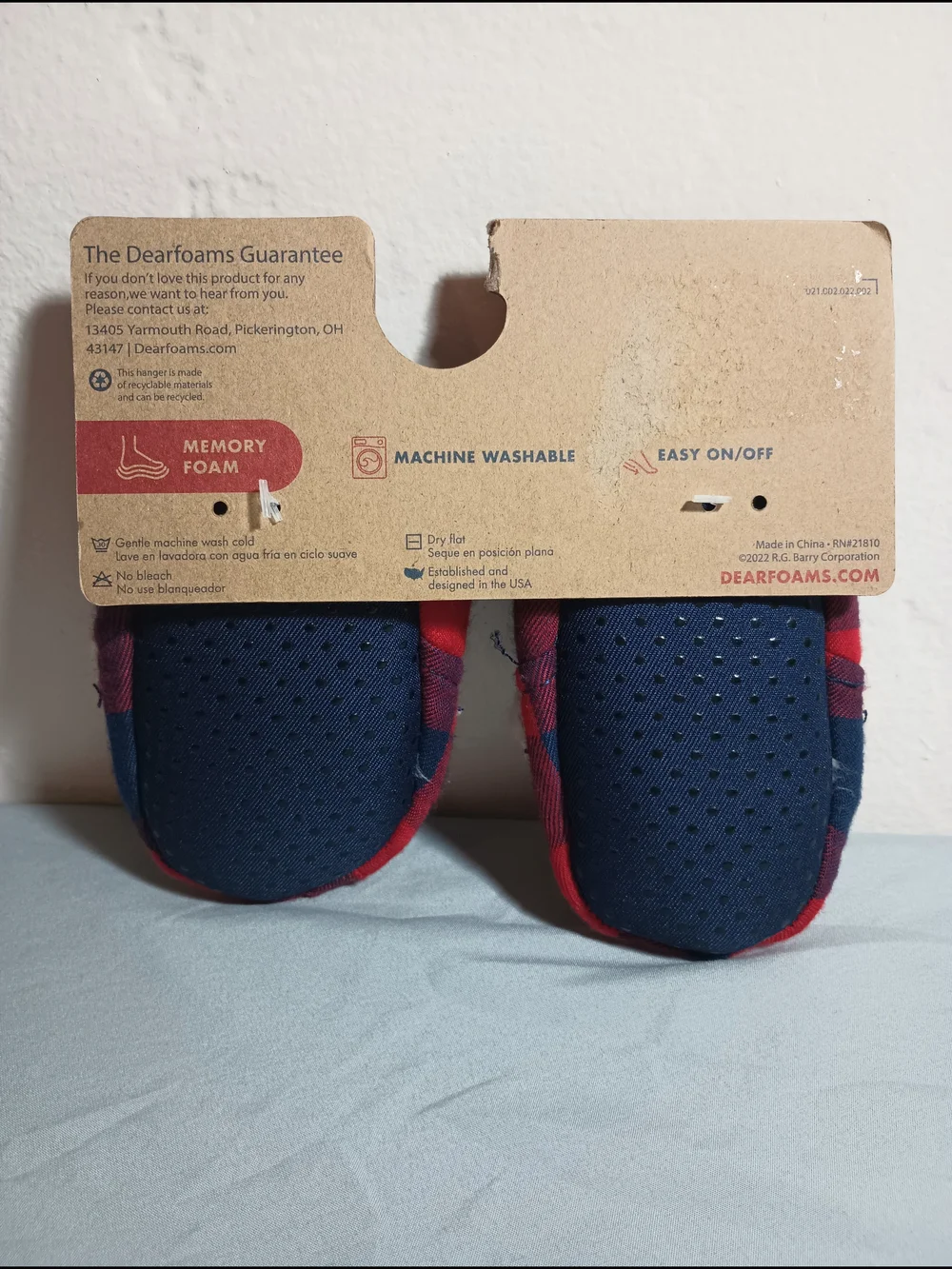 dearfoams cozy comfort