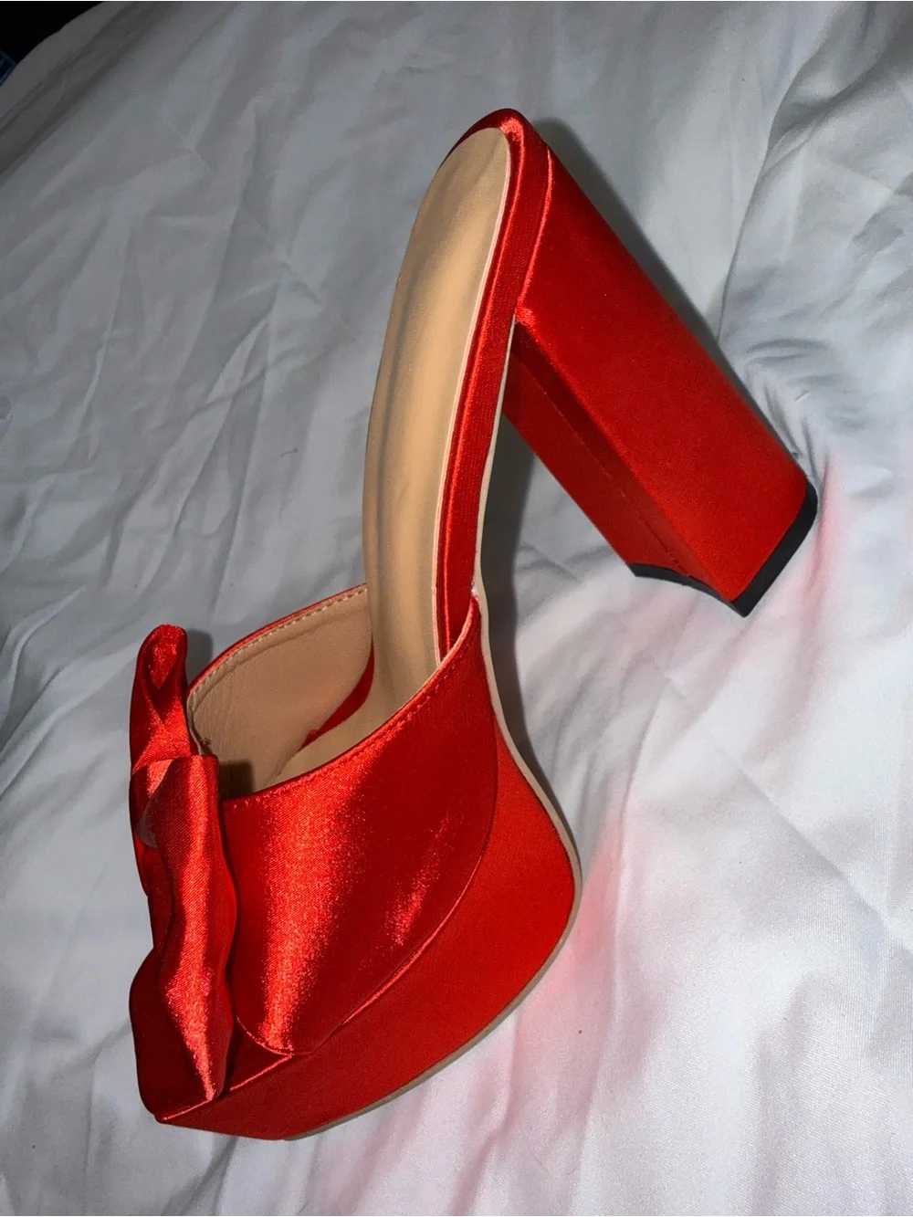 SHEIN bold red