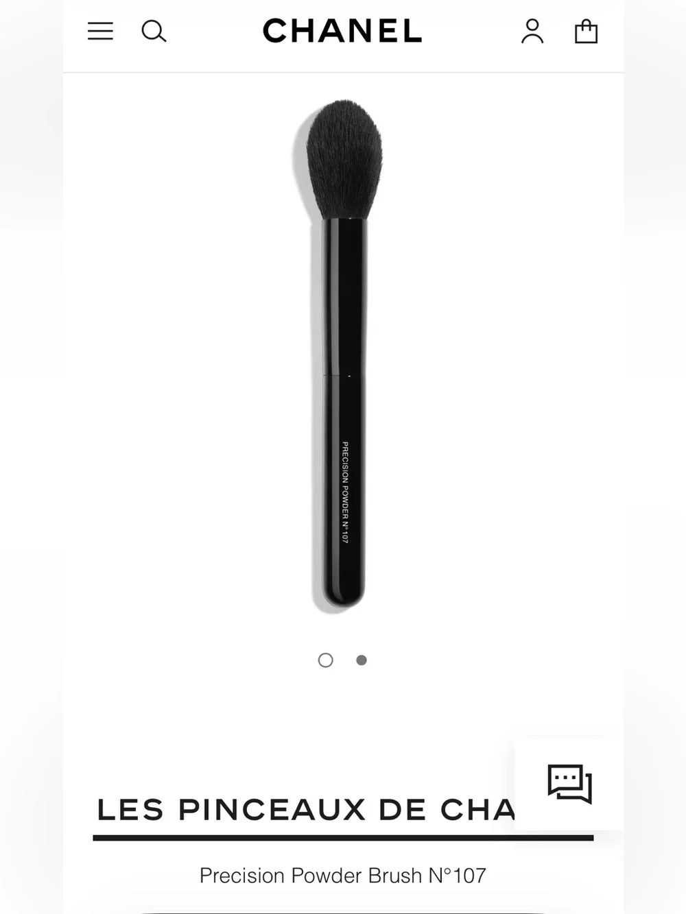LES PINCEAUX DE CHANEL Precision Powder Brush N°107
