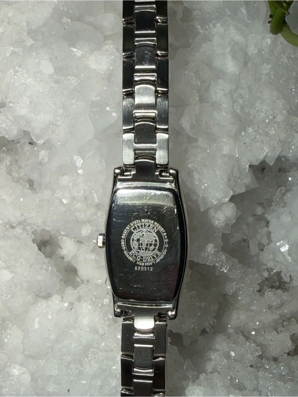 Citizen Eco-Drive Women's Diamond & Mother-of-Pearl Stiletto/Silhouette watch