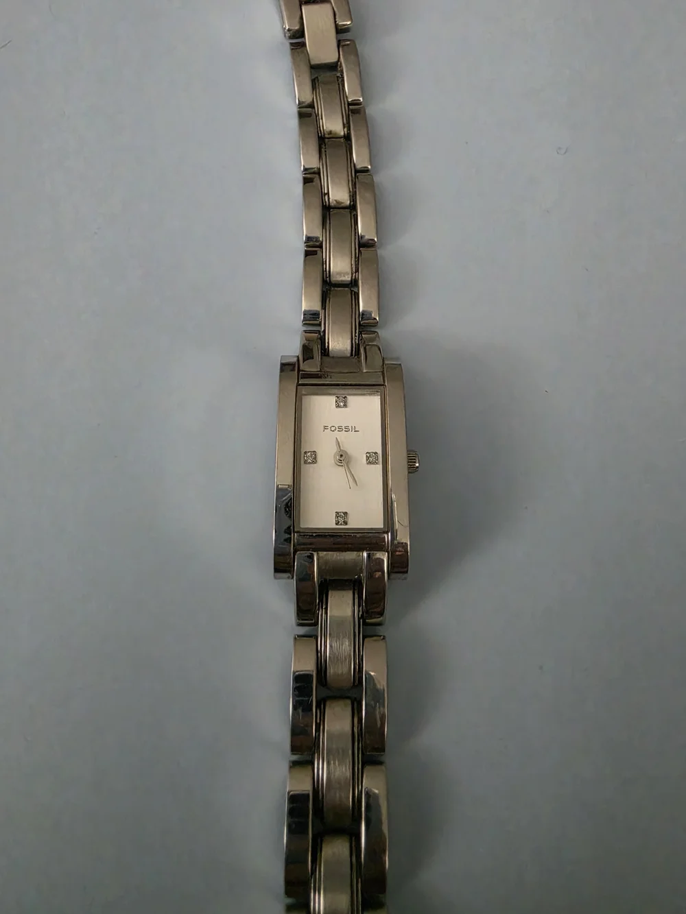 Fossil silver stainless