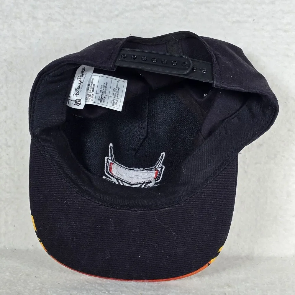 Disney Parks Cars SnapBack Youth Baseball Cap Black