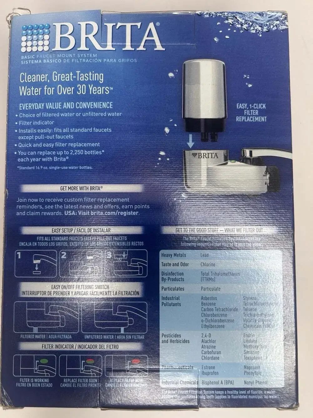 Brita contaminant reduction