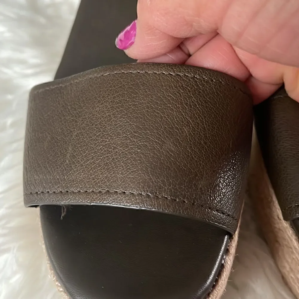 FRANCO SARTO LEATHER ESPADRILLES NWOT SIZE 8.5