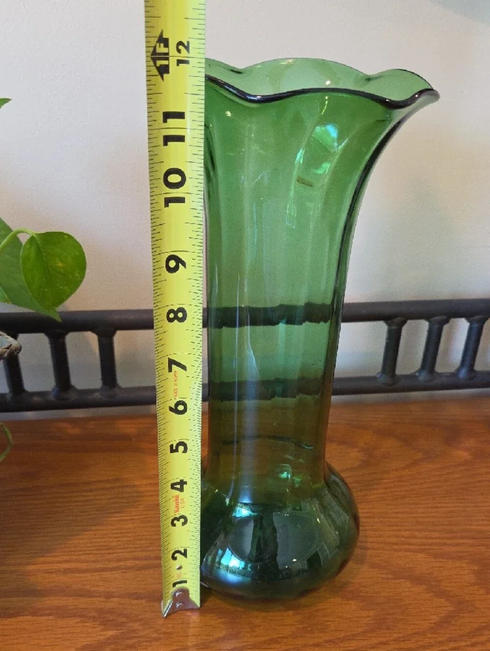 N/A green fluted