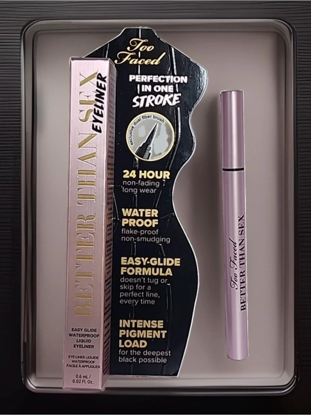 Too Faced Better Than Sex Liquid Eyeliner — Deepest Black ~New~