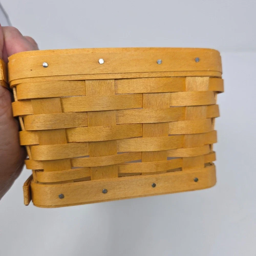 Longaberger handwoven wood