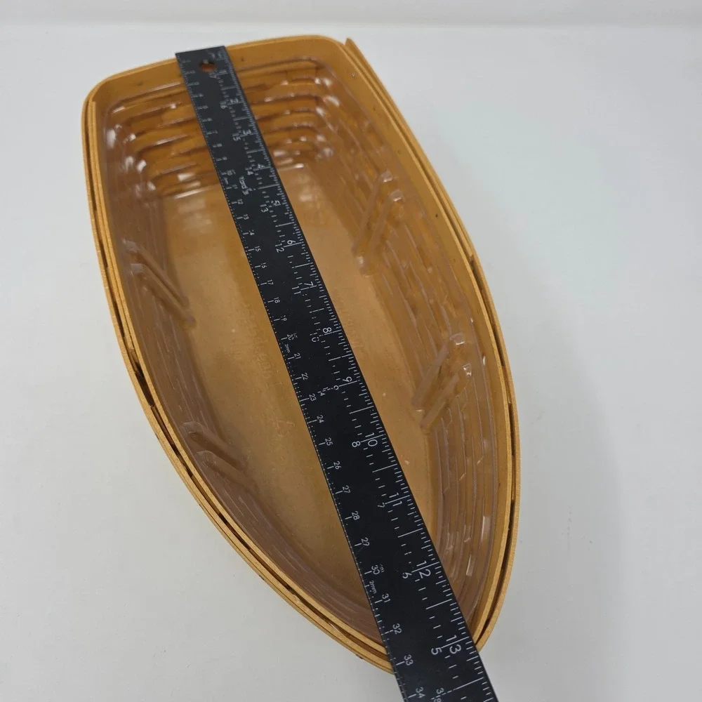 Longaberger handwoven wood