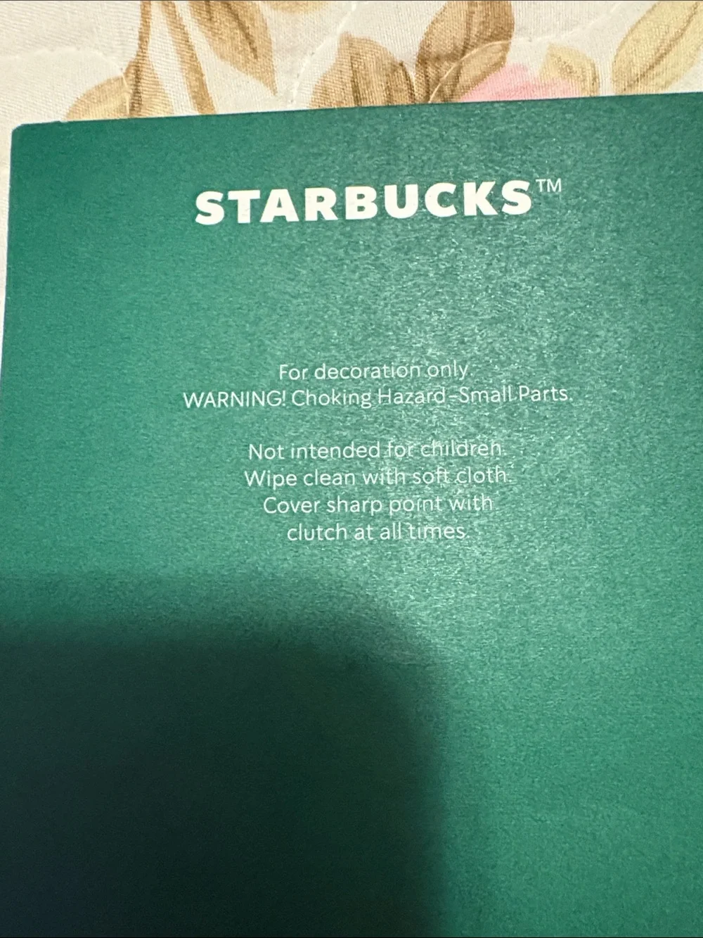 Starbucks official enamel