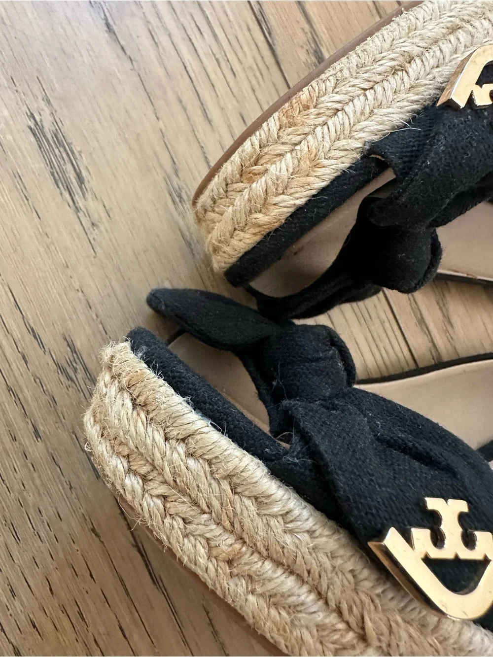 Tory Burch Women's Dory Peep-Toe Espadrille Wedge