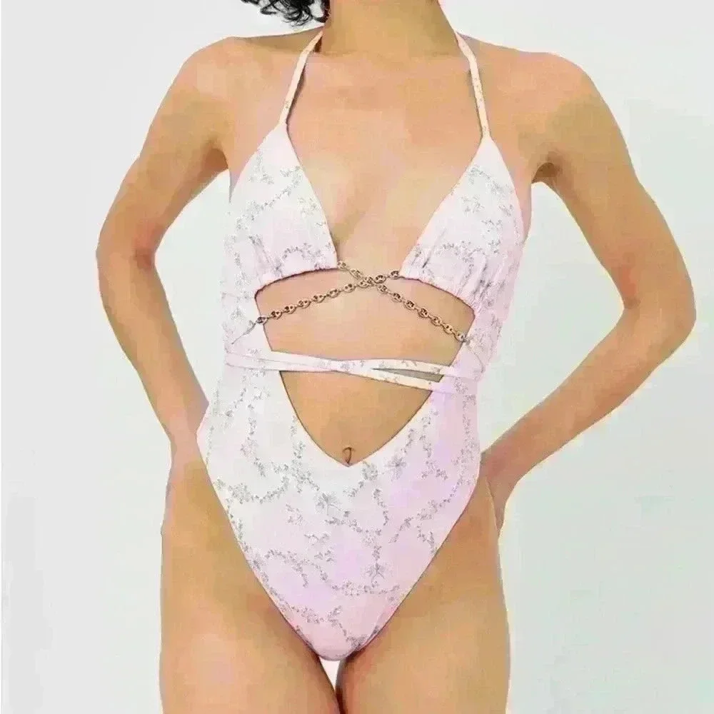 Frankie’s Bikini Gemma Floral Wrap One Piece
