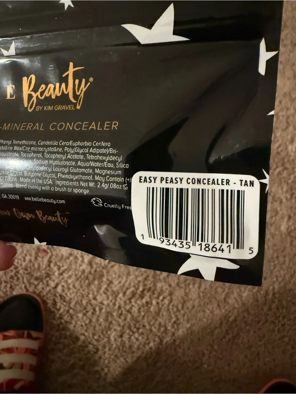 Belle by Kim Gravel concealers tan