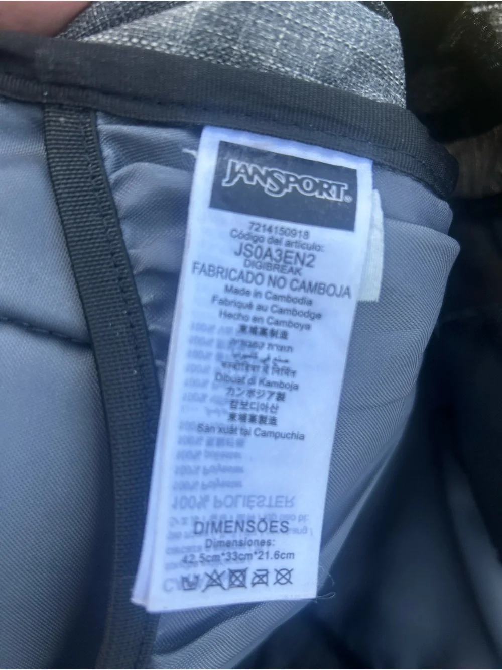 Jansport digital carry