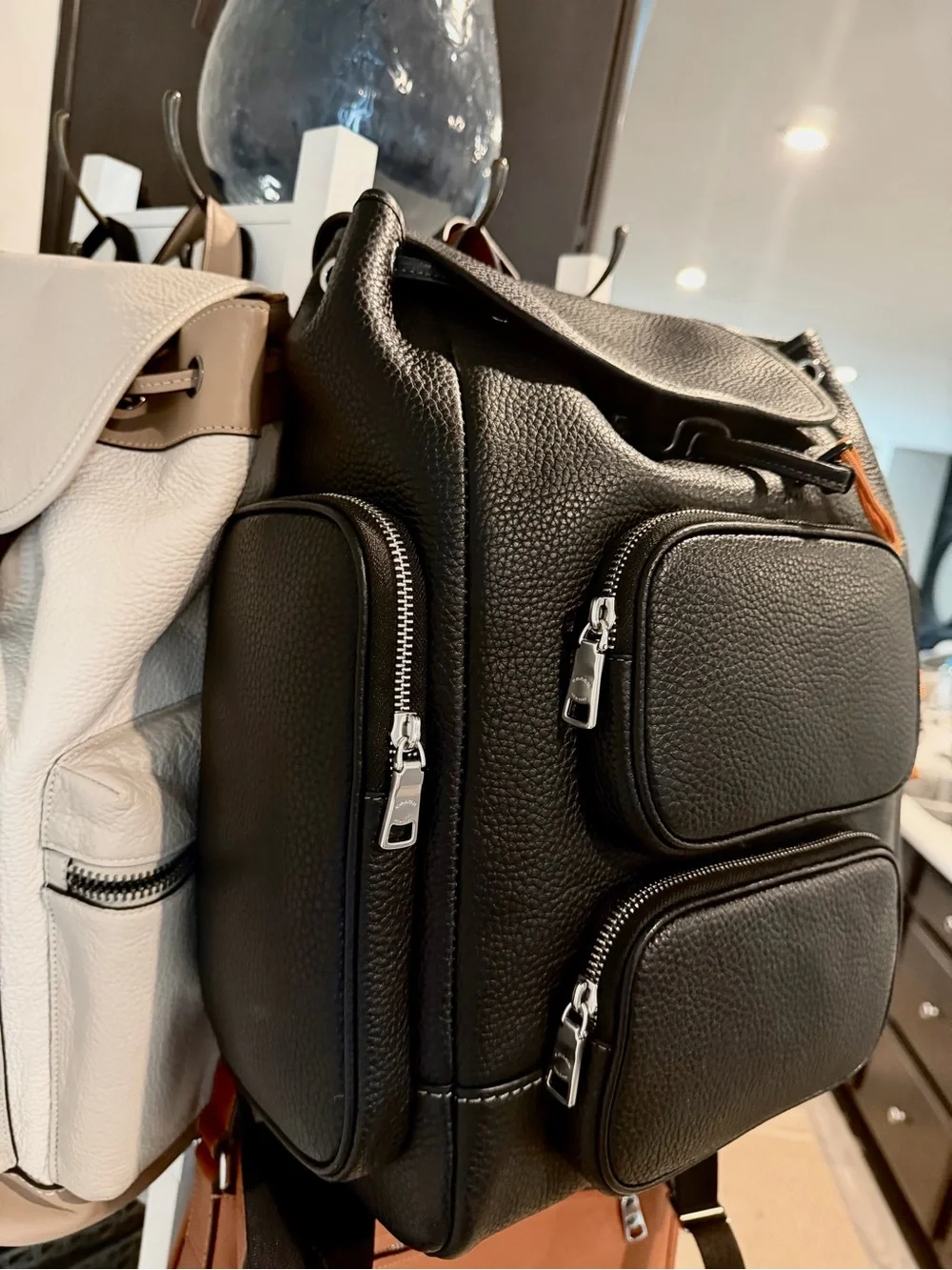 Coach pebbled leather