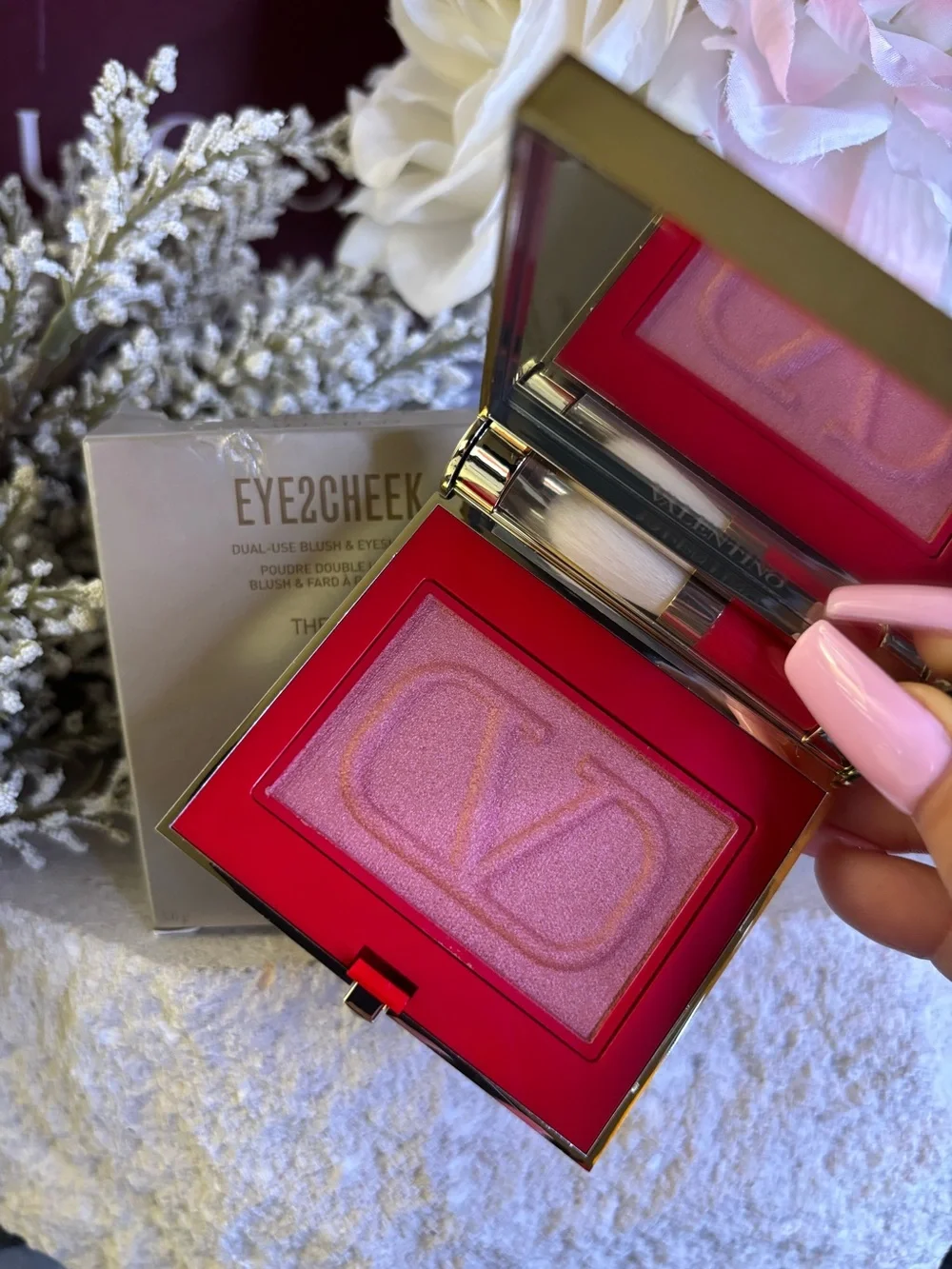 NIB - Valentino - Eye2Cheek Blush and Eyeshadow - Sweet Revel 04