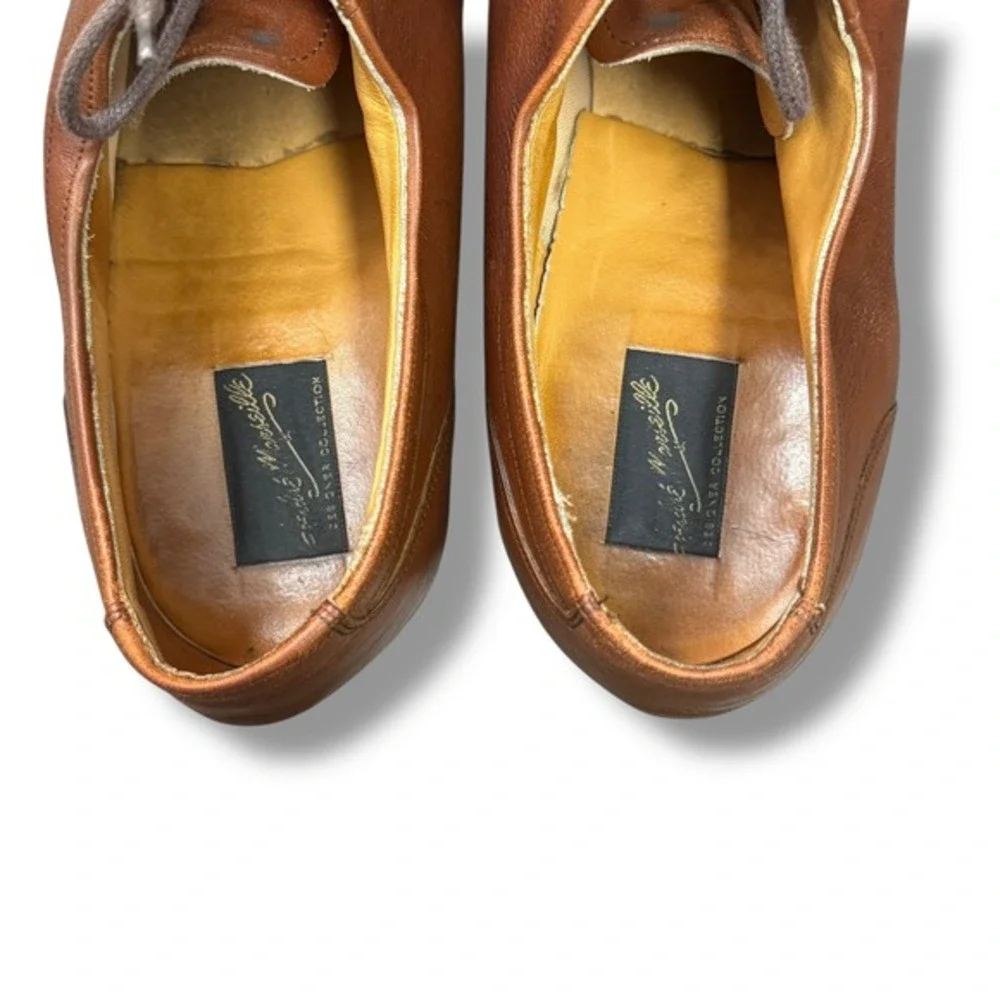 Sante‎ Majestik 11 D/B Brown Cap Toe Oxford Dress Shoes Leather Signature