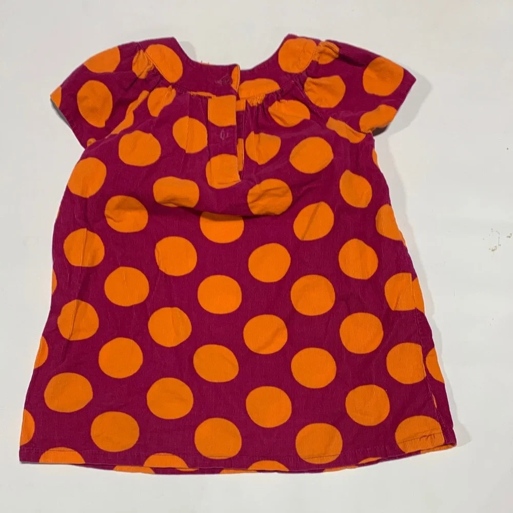 Purple and Orange Polka Dot Dress Girls‎ 2T 4270