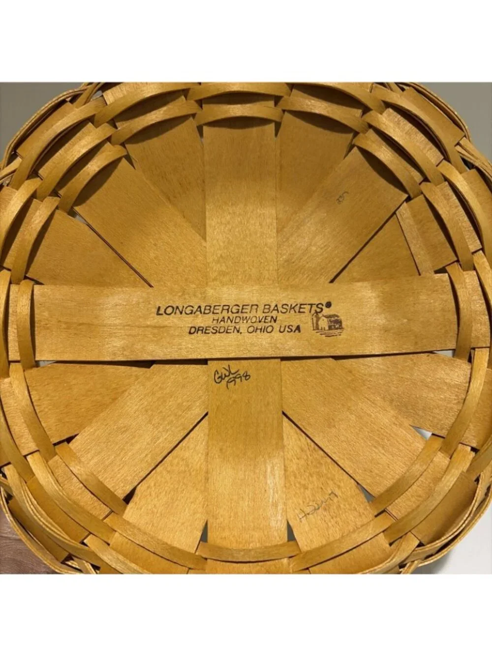 Longaberger vintage round