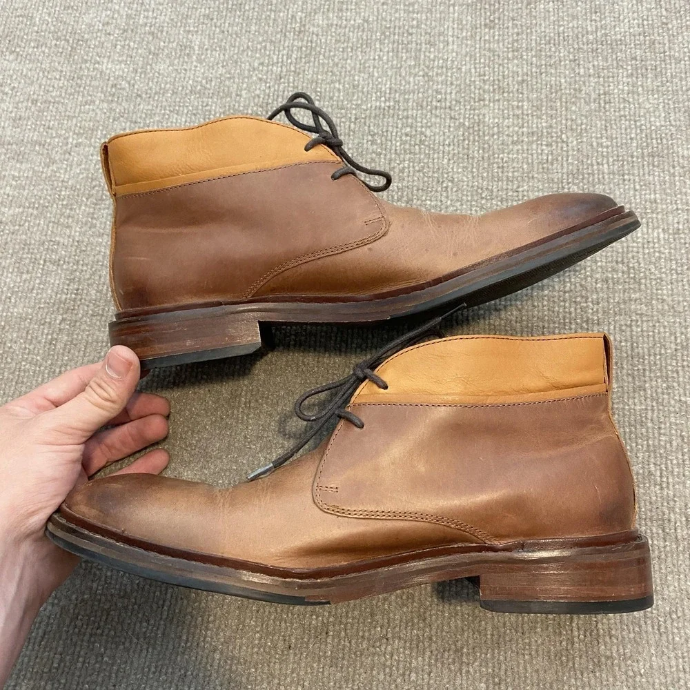 Cole Haan boots stamp chukka