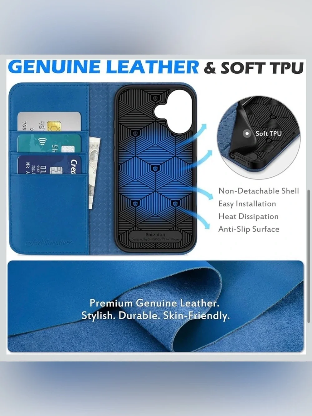Shieldon genuine leather