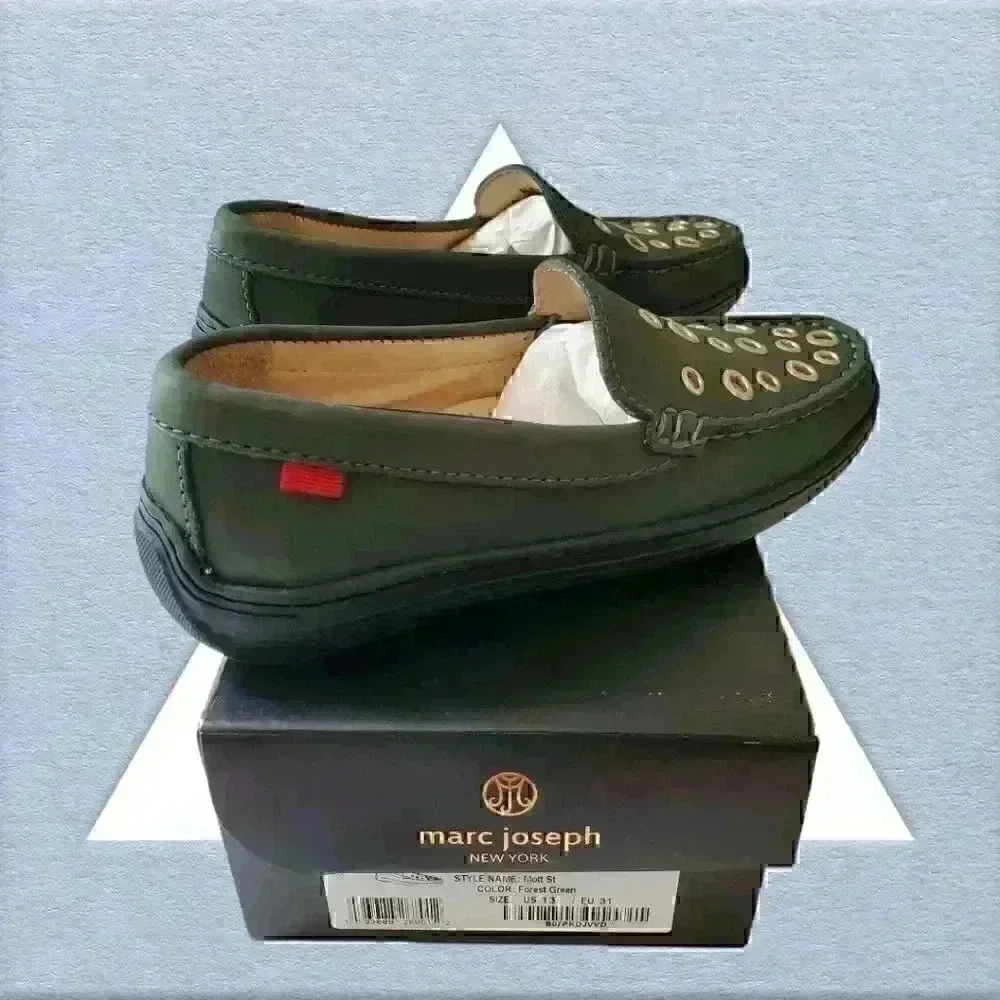 Marc Joseph New York Unisex Child Leather Mott Street Loafer Little Kid Size 13