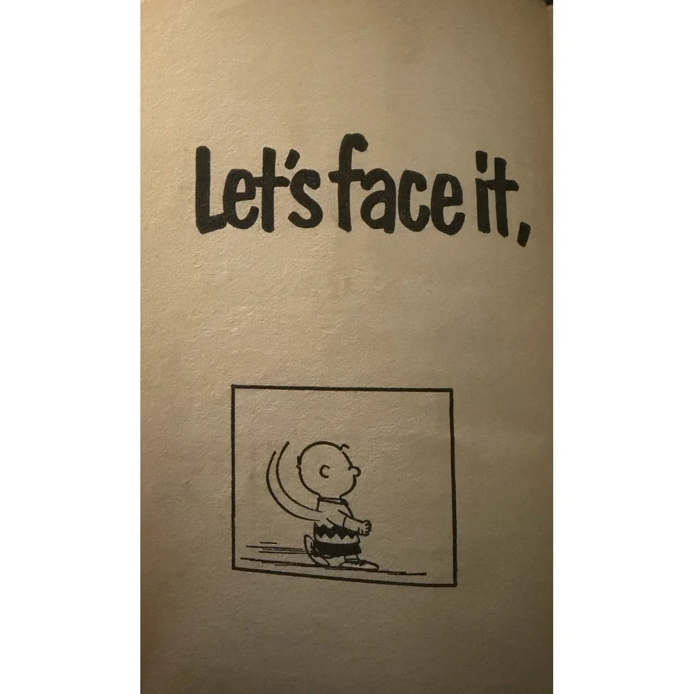 Let's Face It Charlie Brown Charles M Schulz 1967 Fawcett Crest Peanuts Book