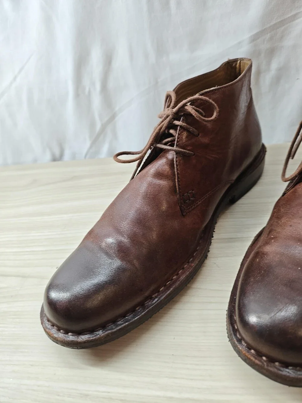 Sebago Shoes Mens Size 9.5D Leather Chukka Boots Lace Up Casual Goodyear Welt