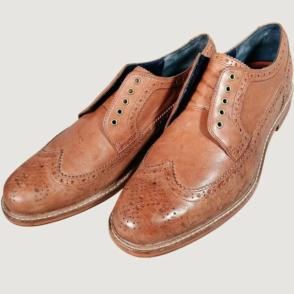 Cole Haan Oxford Shoes Mens 11 Williams Wingtip Leather C11076