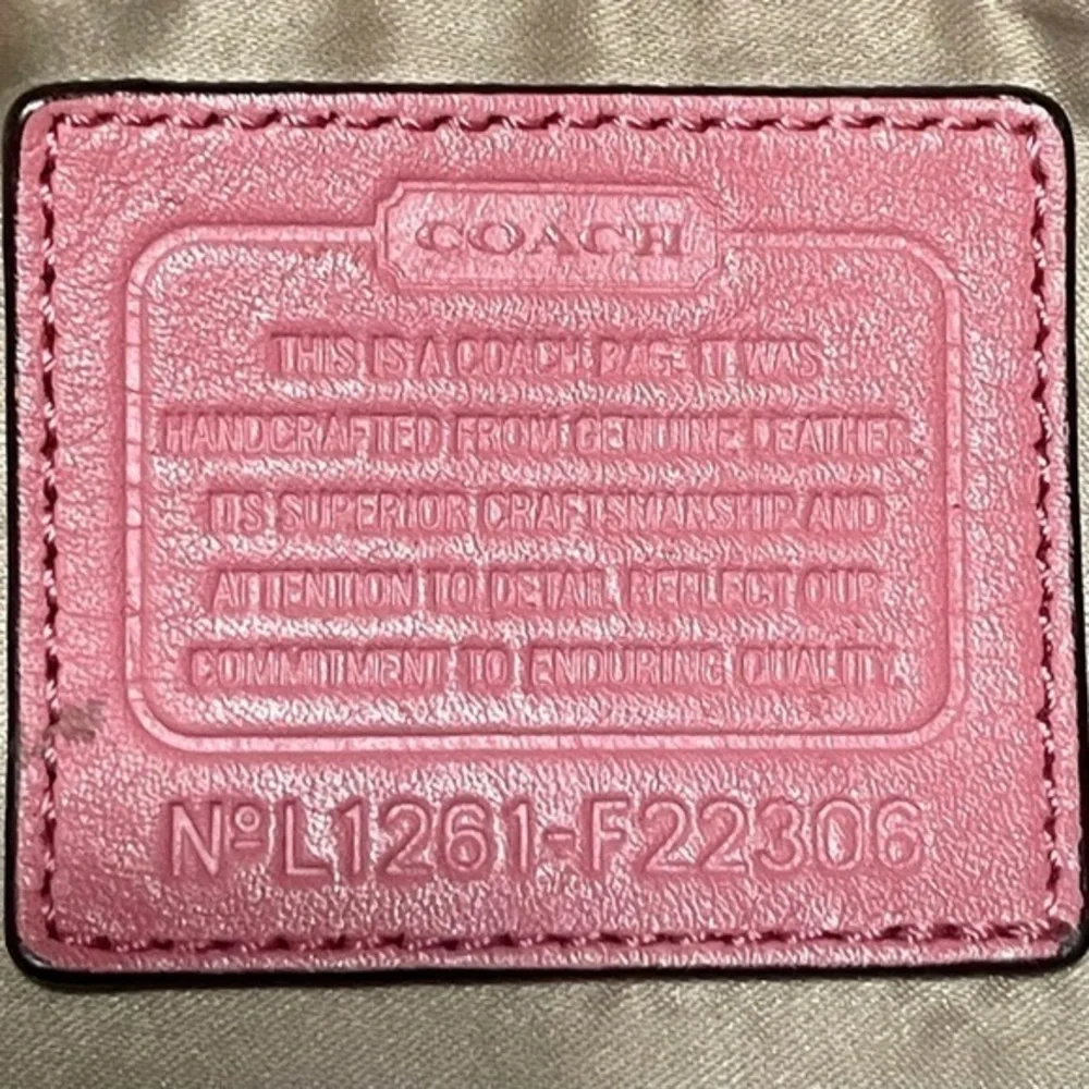 Coach kristin leather