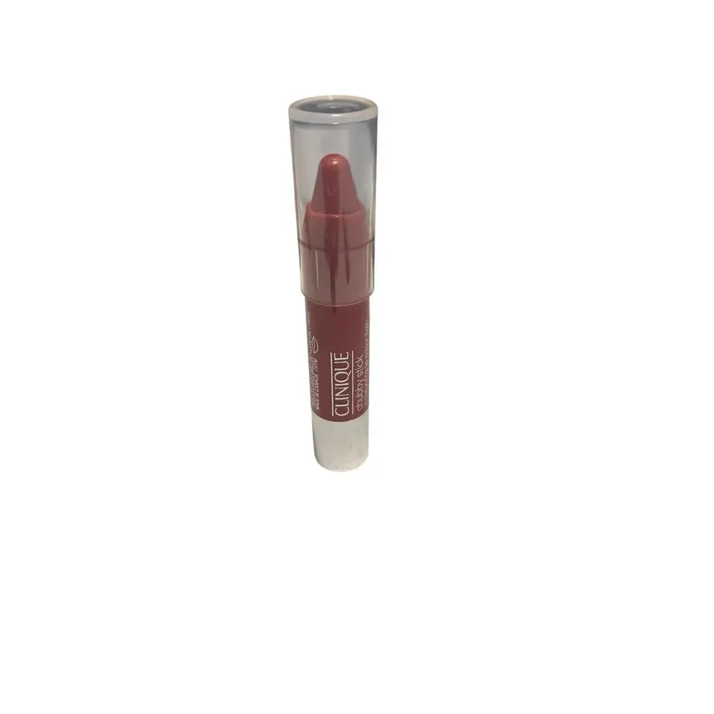 Clinique Chubby Stick Lip Colour Balm 07 Super Strawberry 0.1oz/3g Full‎ sz NWOB