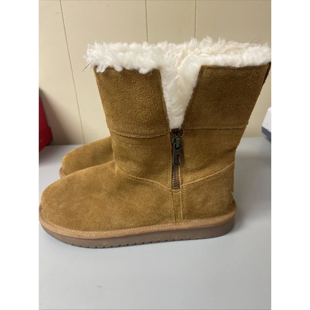 Koolaburra by UGG Kids KOOLA Short Fashion Boots - Chestnut, US 4 Style #1117813