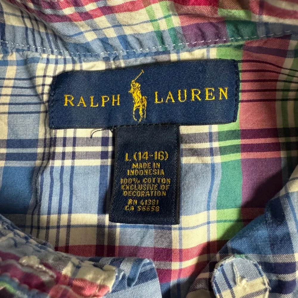 Ralph Lauren green embroidered