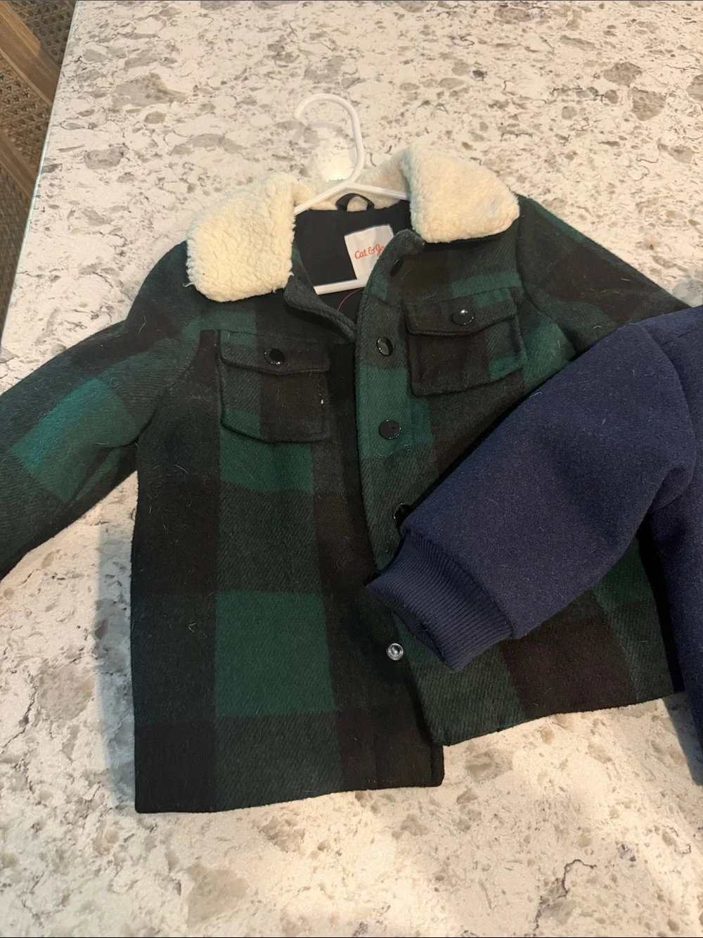 Old Navy green coat