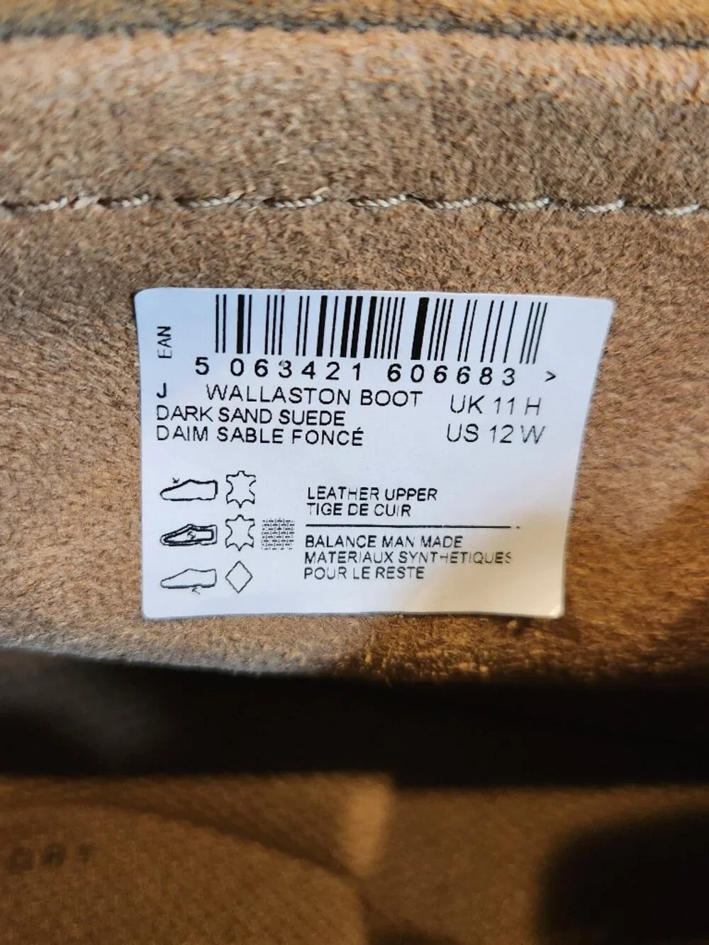 Clarks wallaston suede