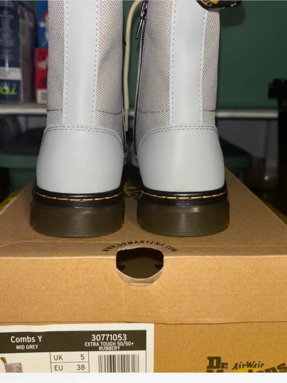 Dr. Martens canvas leather