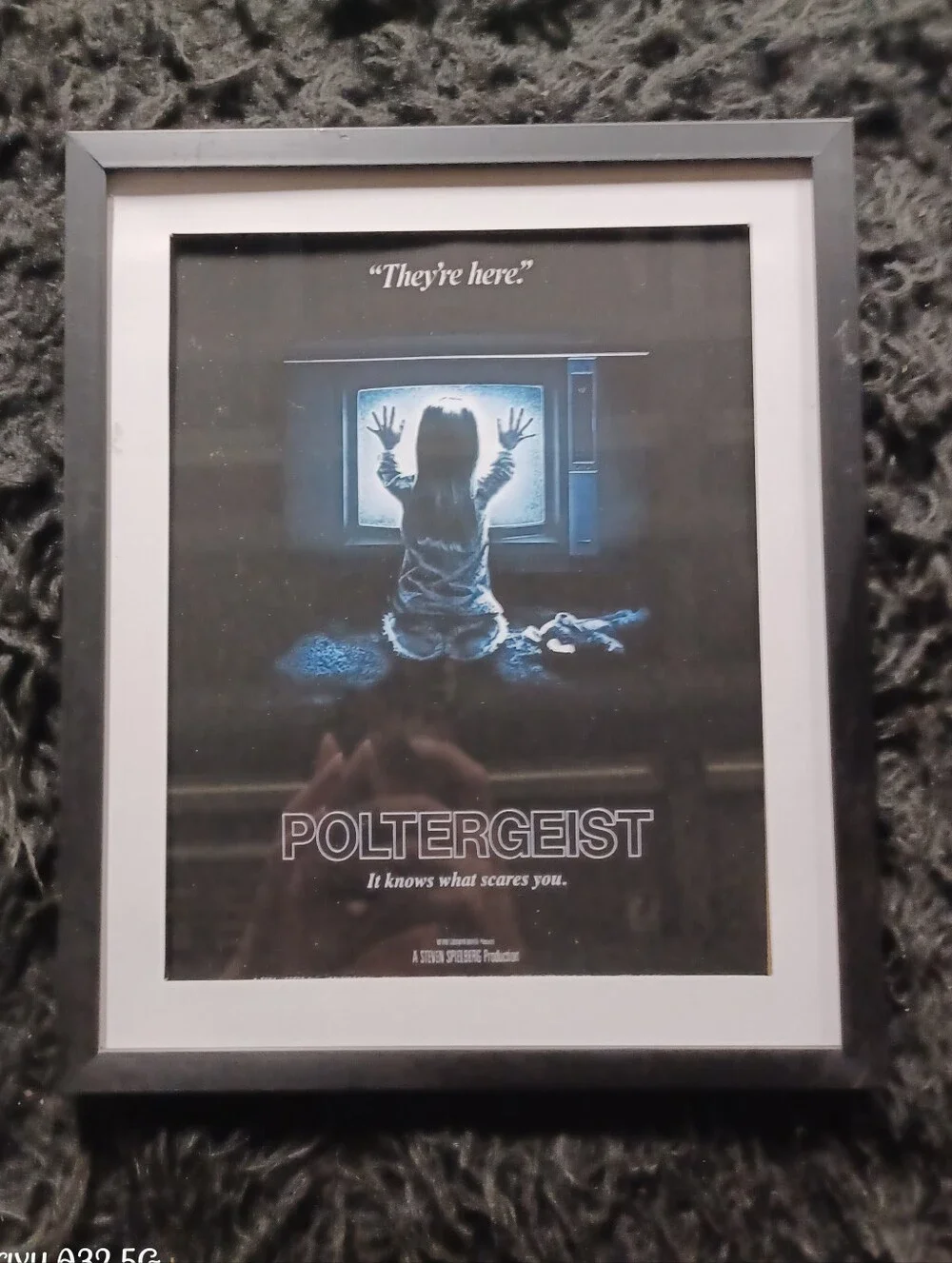 Poltergeist Reproduction Movie Poster Print, Framed Wall Art 10x12