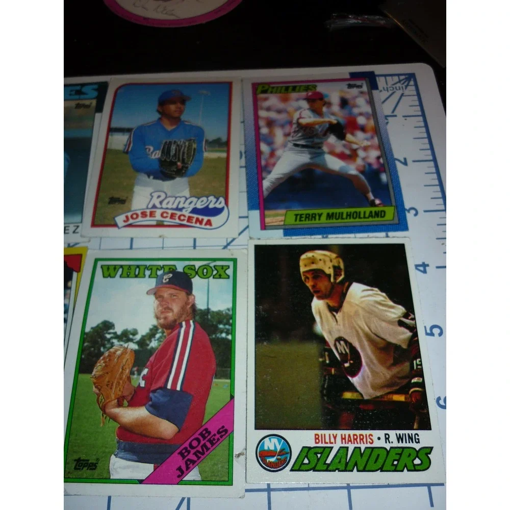 Topps measurements card