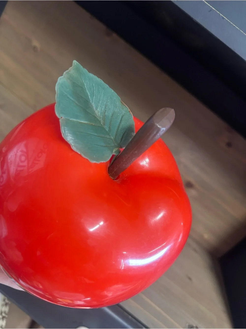 Vintage red apple