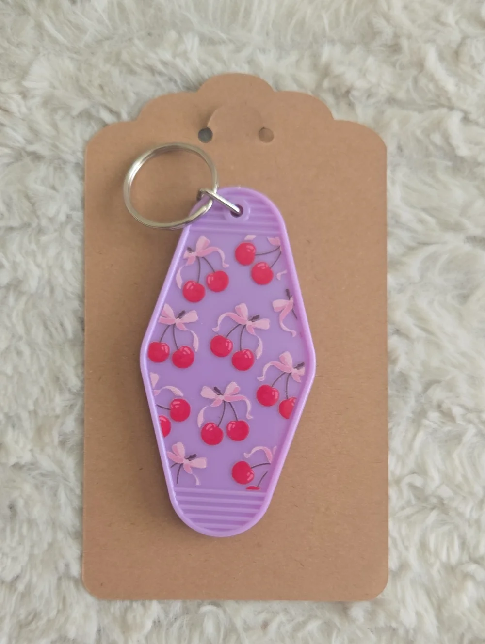 N/A lavender keychain