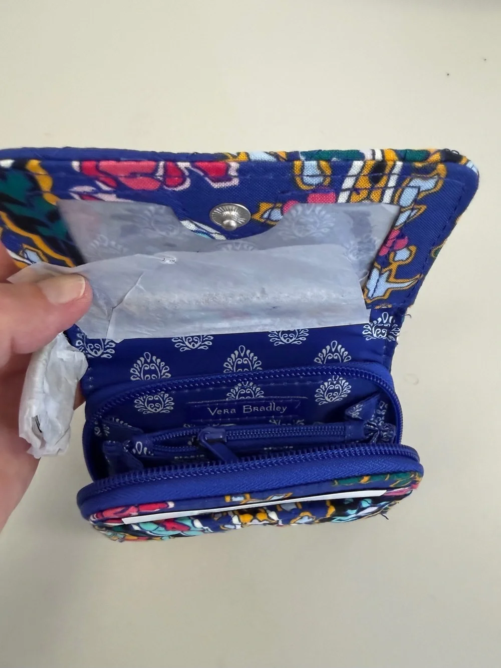 Vera Bradley compact rfid