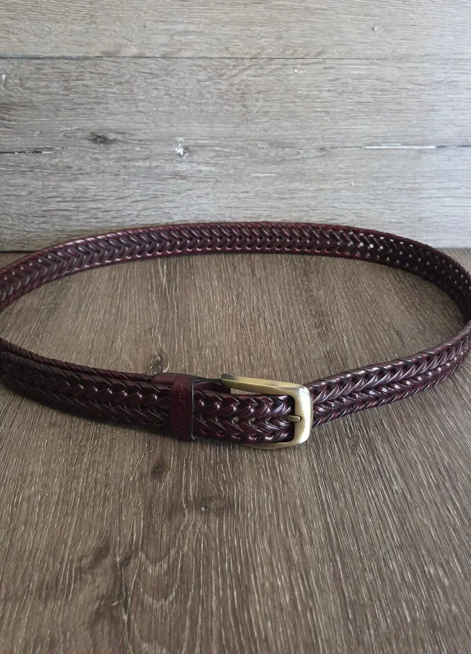N/A braided burgundy