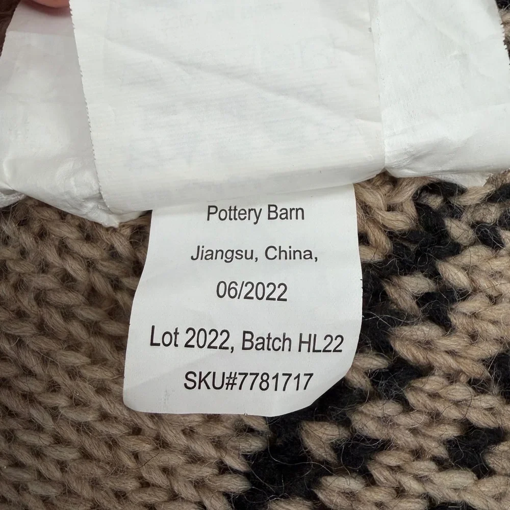 Pottery Barn boho color acrylic